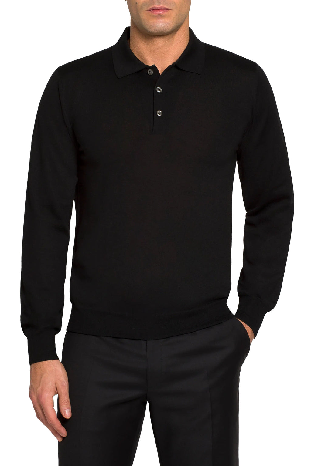 BRIONI | 3 Button Knit | Dark Grey
