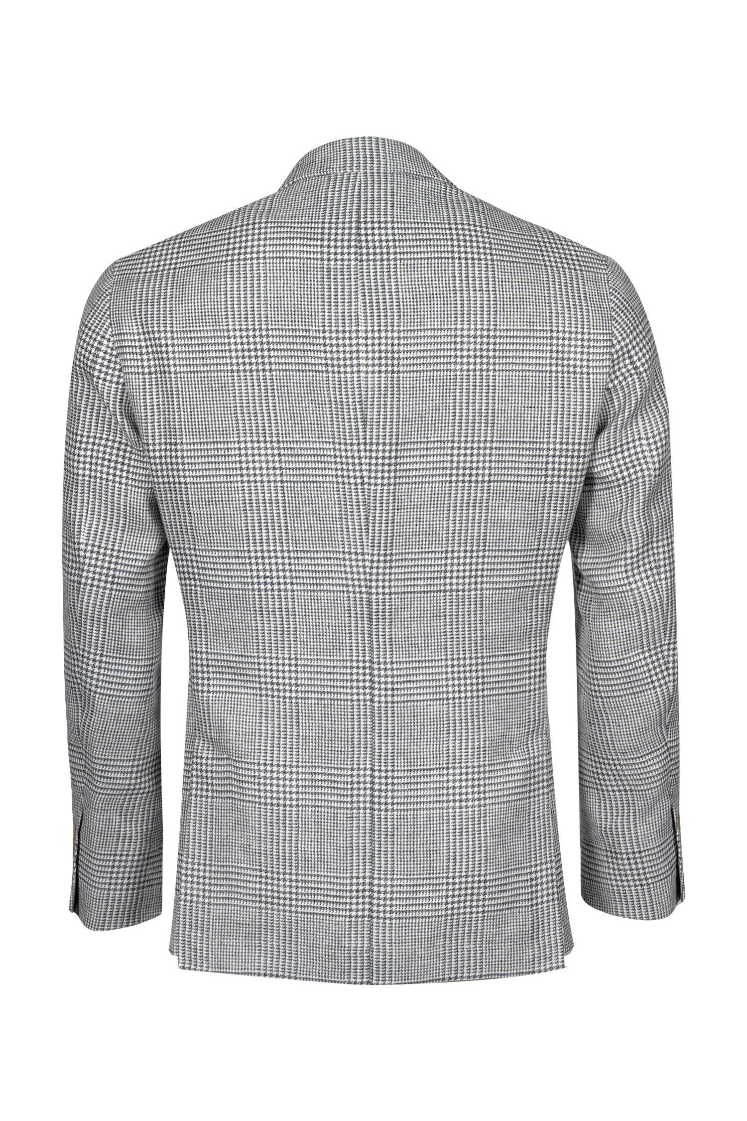 BRUNELLO CUCINELLI | Prince Of Wales Jacket | Grey & Cream