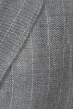 BRUNELLO CUCINELLI | Wide Pinstripe Jacket | Light Grey