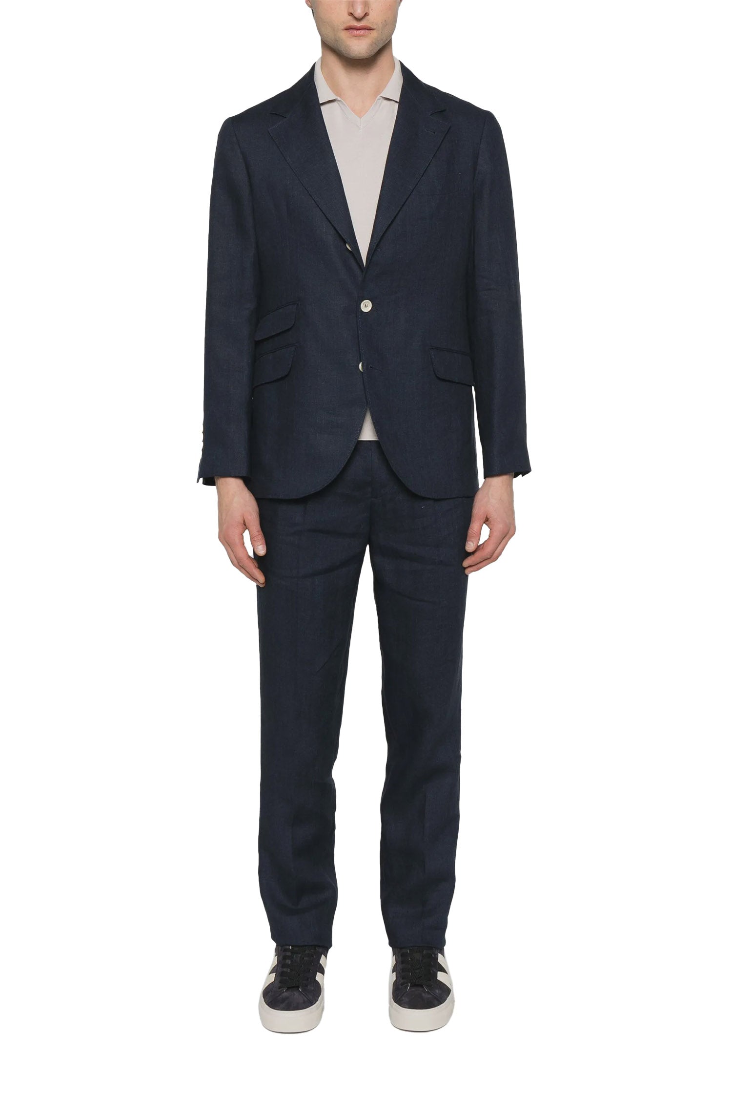 BRUNELLO CUCINELLI | Linen Suit | Navy