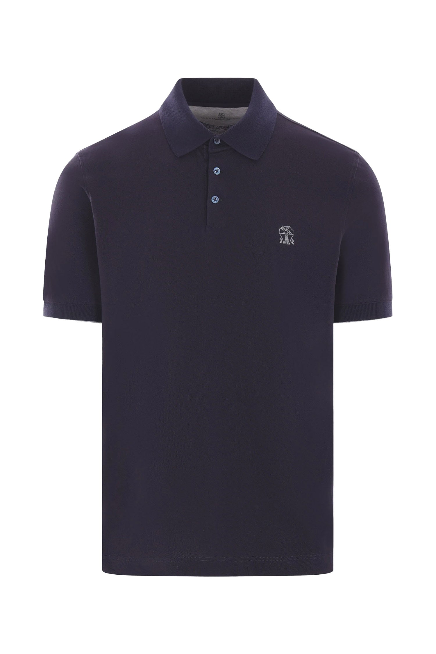 BRUNELLO CUCINELLI | Regular Fit Polo | Dark Blue