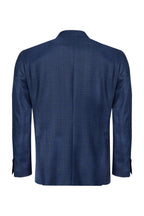 CANALI | Subtle Check Jacket | Dark Blue