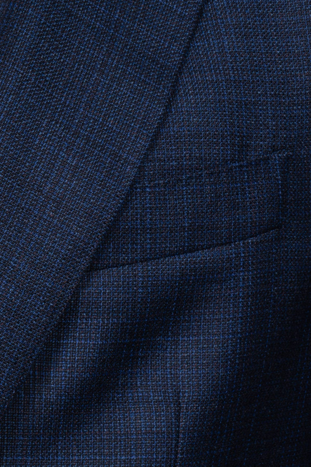 CANALI | Subtle Check Jacket | Dark Blue