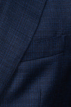 CANALI | Subtle Check Jacket | Dark Blue