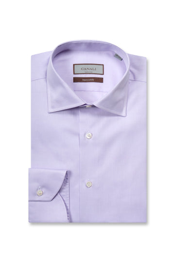 CANALI Purple Fine Twill Shirt