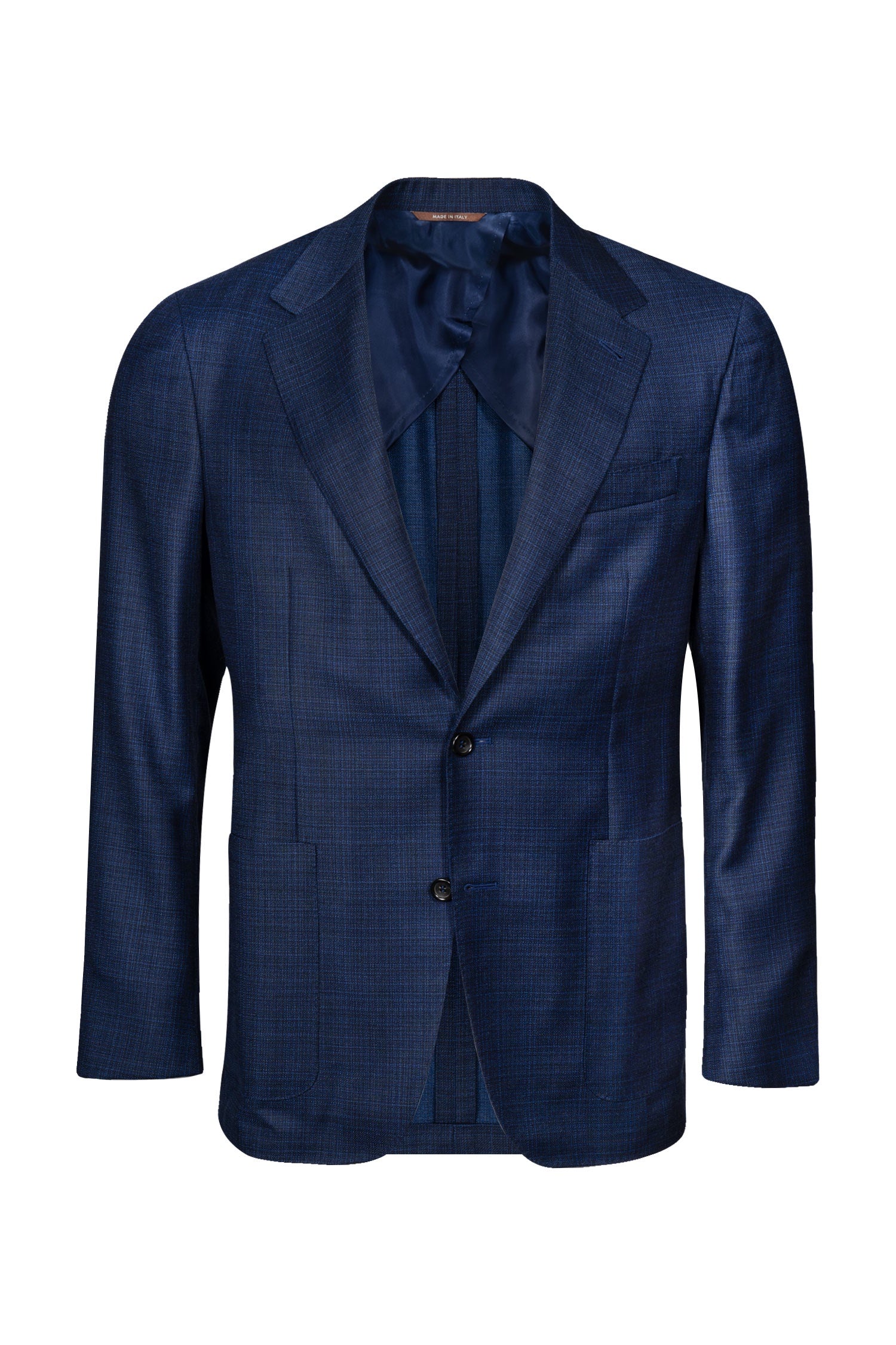 CANALI | Subtle Check Jacket | Dark Blue