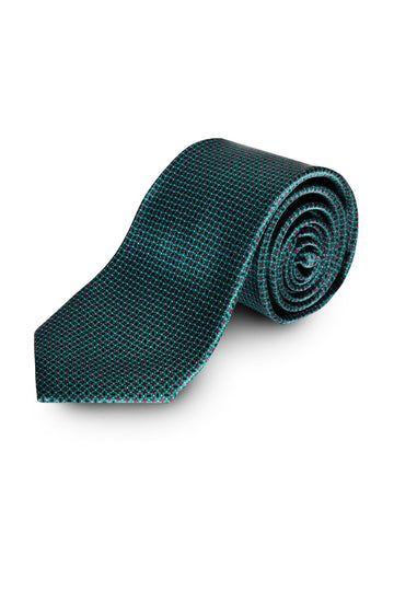 CANALI Green Flecked Patterned Tie