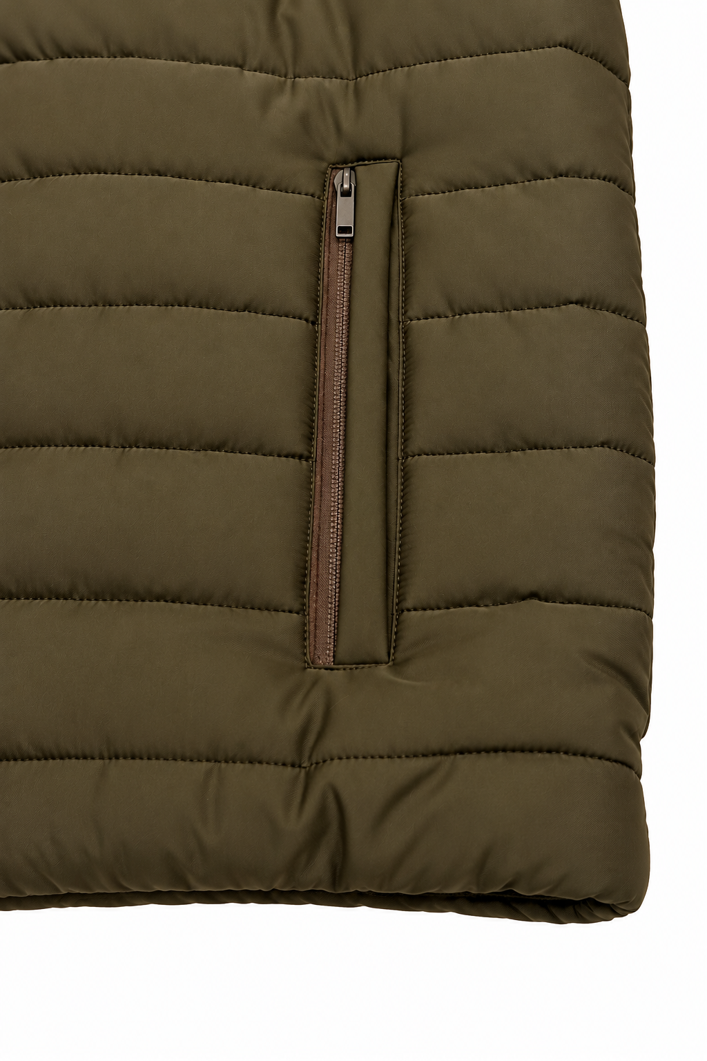 CANALI | Zipped Gilet | Forest