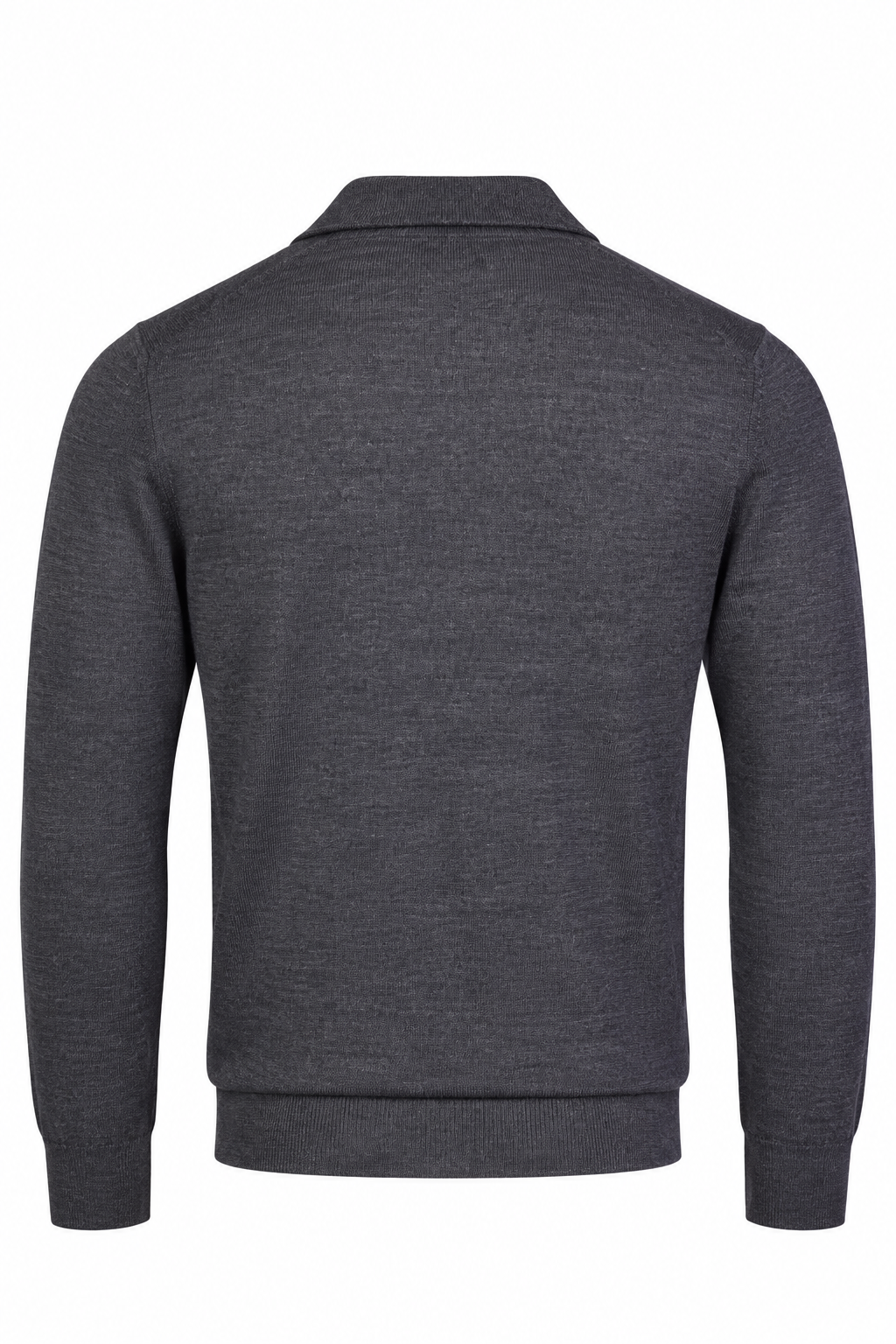 CANALI | Zip Front Cardigan | Charcoal