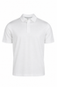 CANALI | Polo With Ribbed Trim On Placket | White