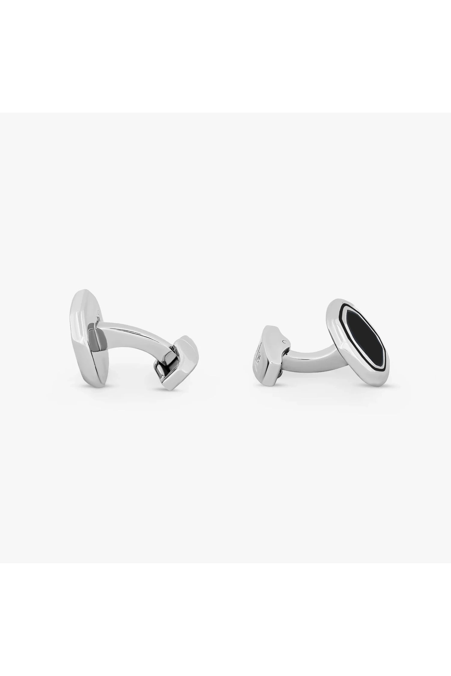 TATEOSSIAN | Octagonal Cufflinks | Black