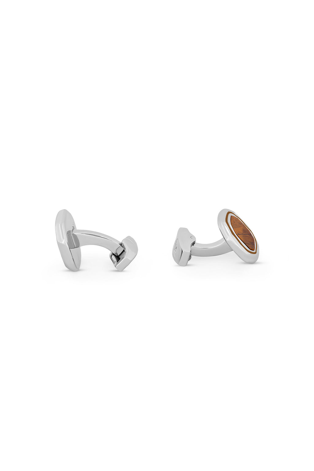 TATEOSSIAN | Octagonal Cufflinks | Brown