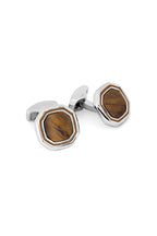 TATEOSSIAN | Octagonal Cufflinks | Brown