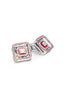 TATEOSSIAN | Skeleton Movement Cufflinks | Red
