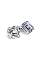 TATEOSSIAN | Skeleton Movement Cufflinks | Blue
