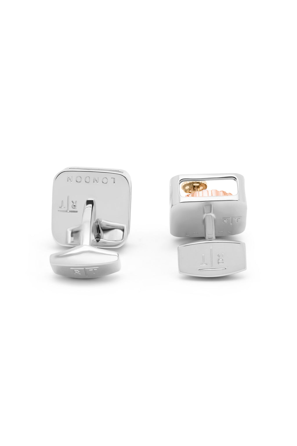 TATEOSSIAN | Square Gears Cufflinks | Silver