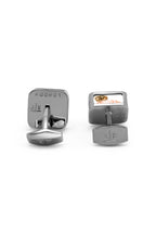 TATEOSSIAN | Square Gears Cufflinks | Gunmetal