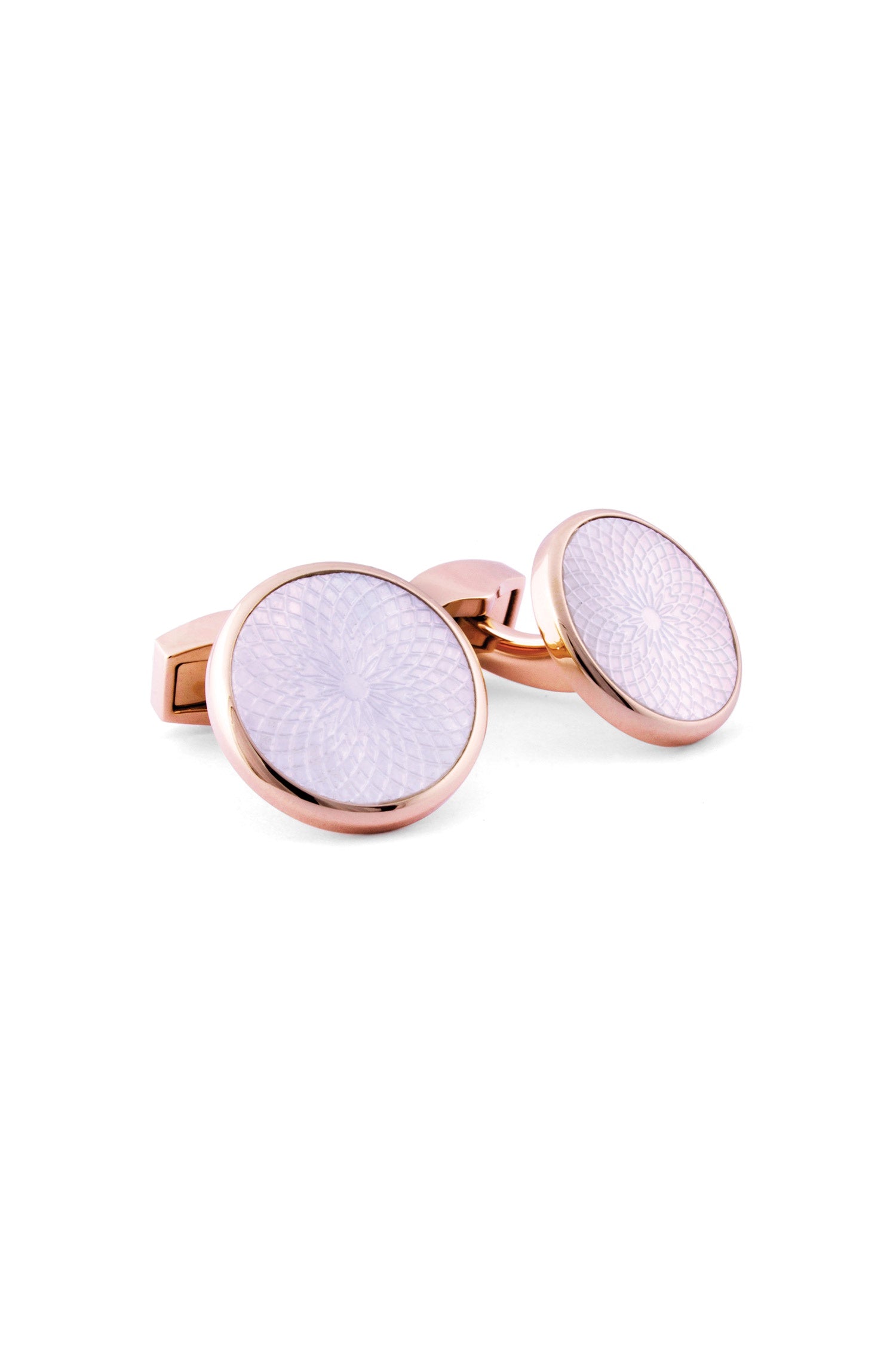 TATEOSSIAN | Pattern Cufflinks | Rose Gold