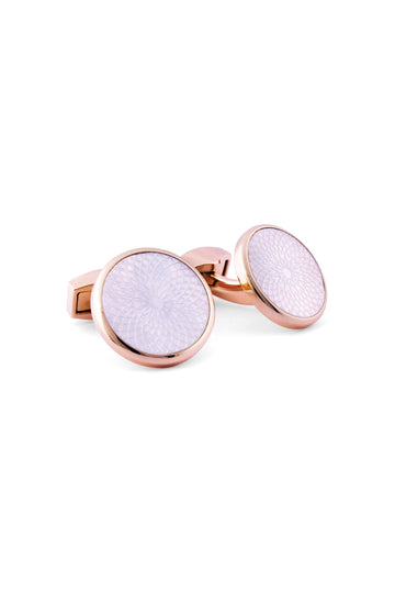 TATEOSSIAN Rose Gold Pattern Cufflinks