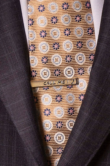 MITCHELL OGILVIE Silver Call Me Tie Clip