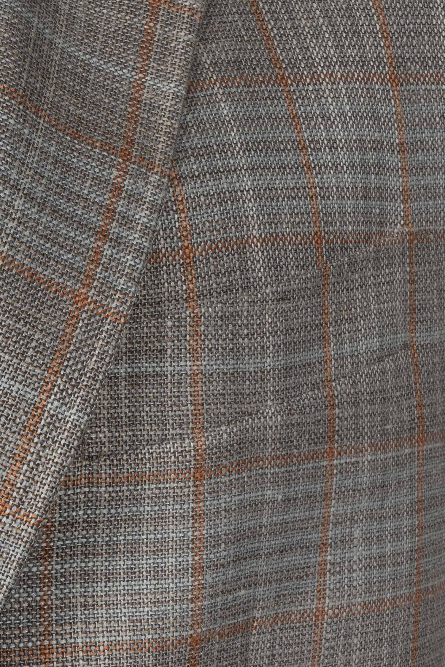 CANALI | Window Check Jacket | Light Brown