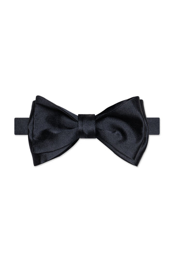 CANALI Navy Self-Tie Bow Tie