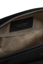 CANALI | Leather Washbag | Black