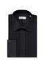 CANALI | Pleated Dinner Shirt | Black