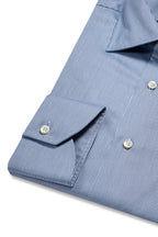 CANALI | Diamond Patterned Shirt | Navy & Blue