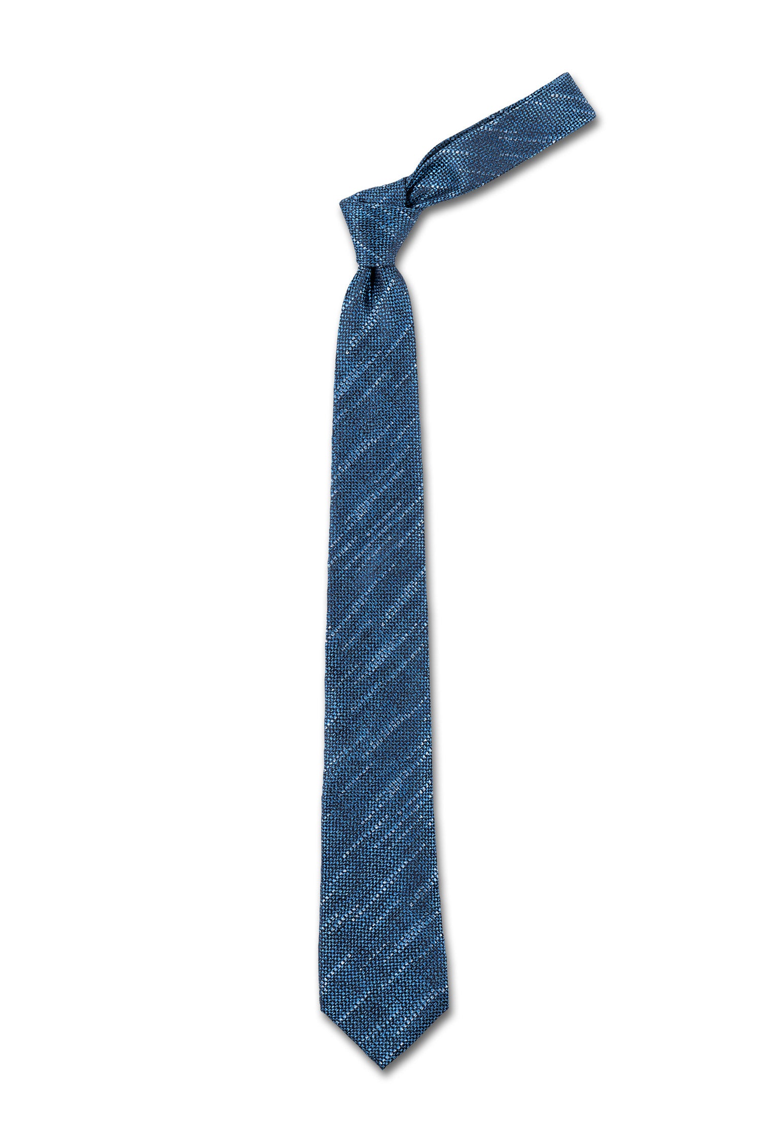 CANALI | Woven Silk Tie | Blue