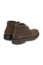 CANALI | Suede Boot With Rubber Sole | Dark Brown