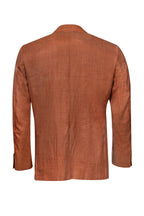 CANALI | Unlined Herringbone Jacket | Orange
