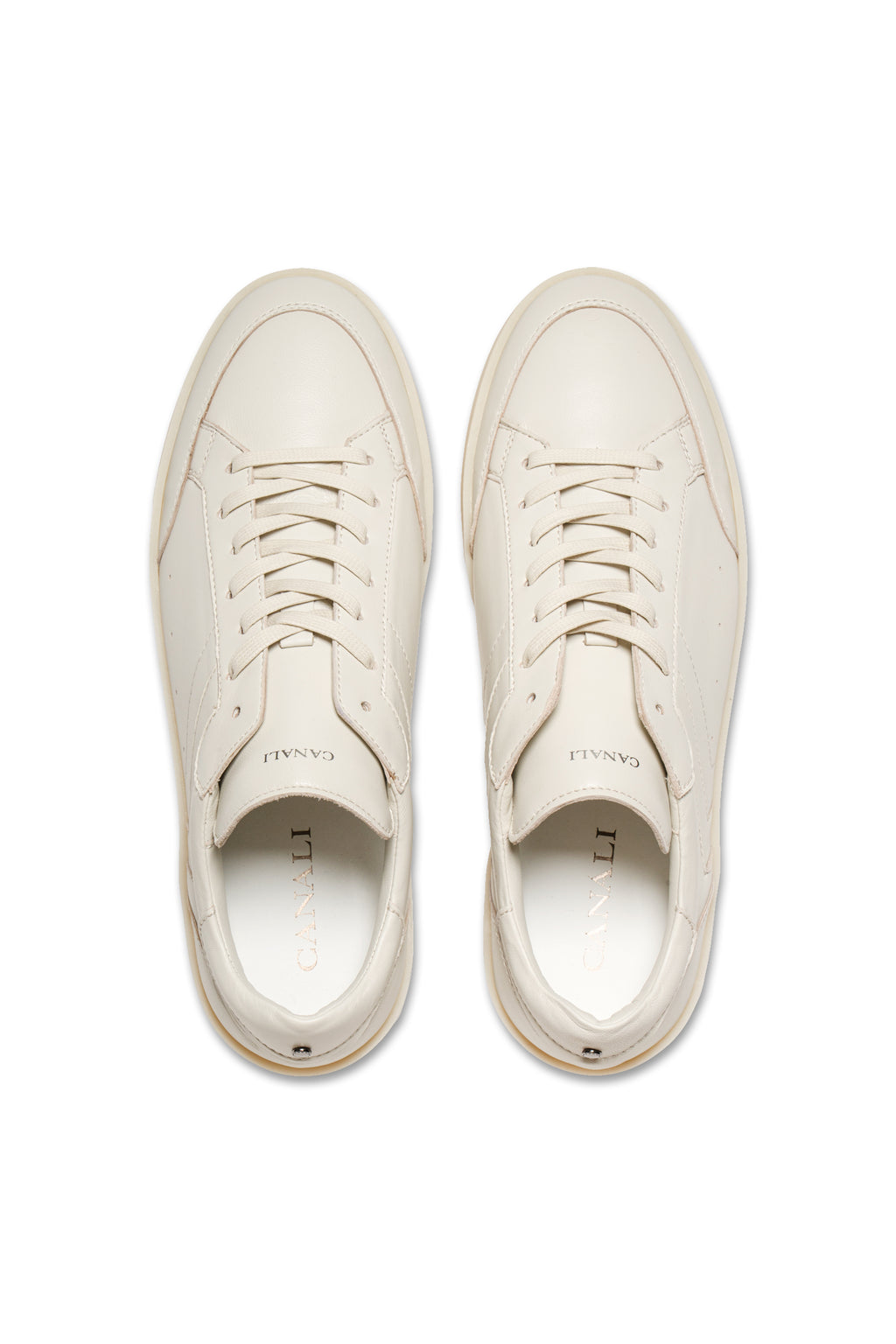 CANALI | Leather Sneaker | White