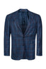 CANALI | 3-Line Check Jacket | Dark Blue