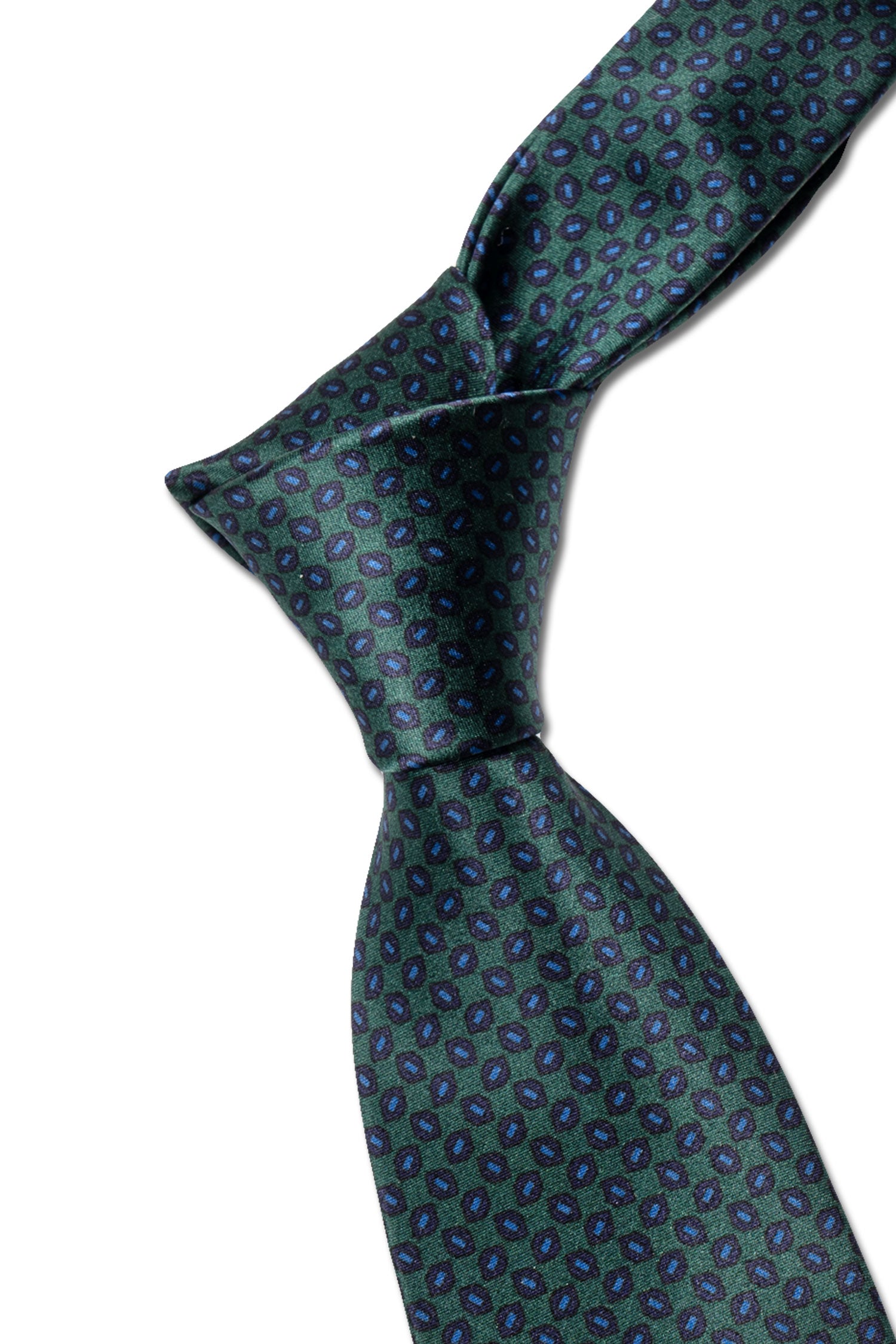 CANALI | Spotted Tie | Dark Green