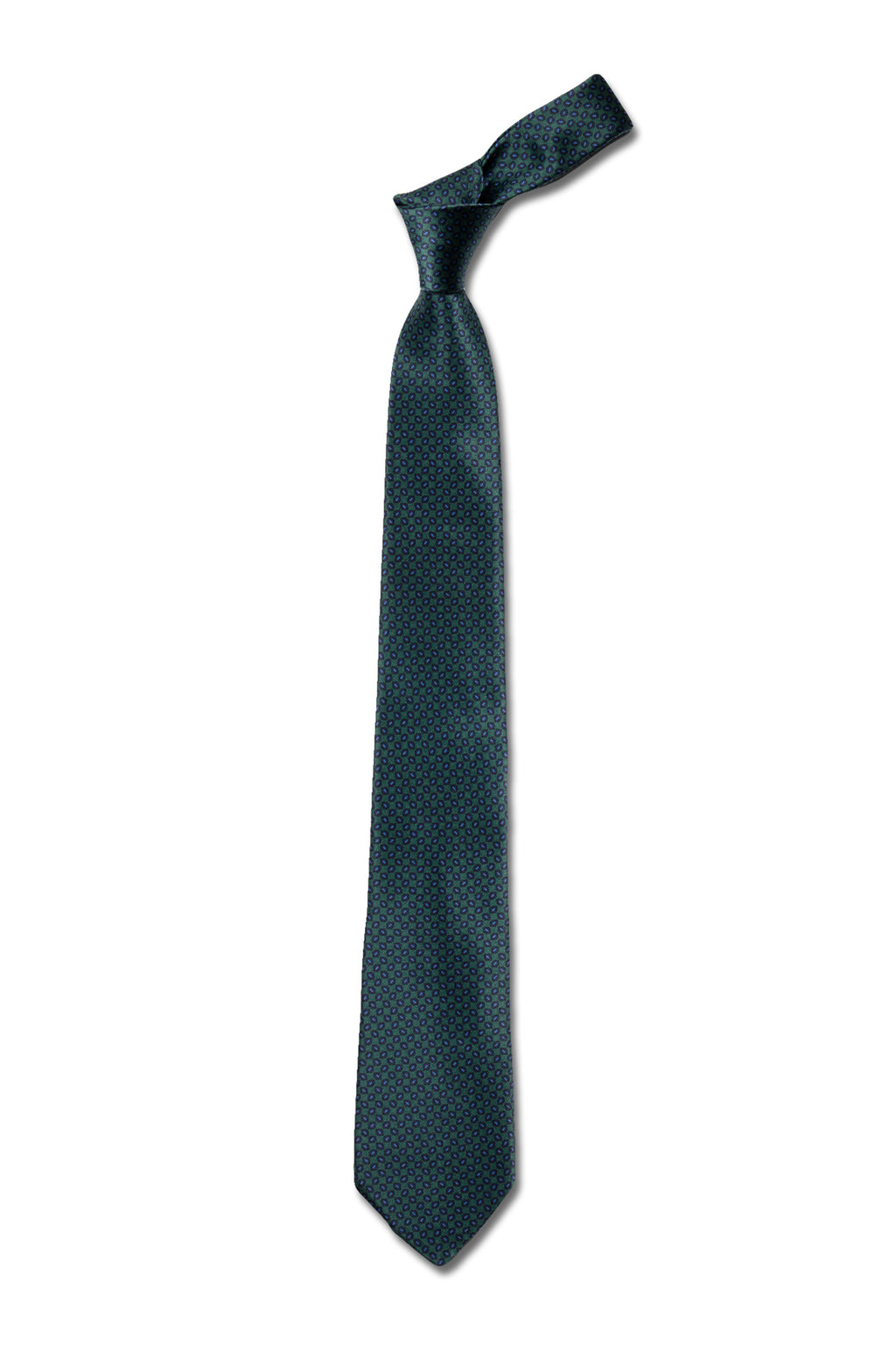 CANALI | Spotted Tie | Dark Green