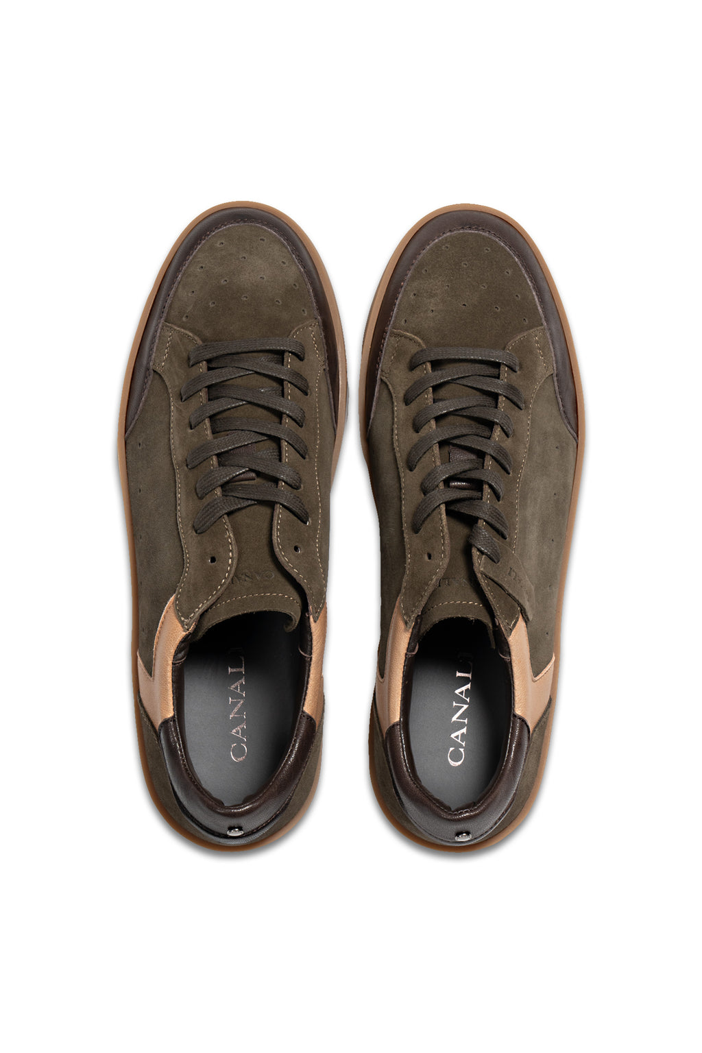 CANALI | Suede Sneaker | Olive