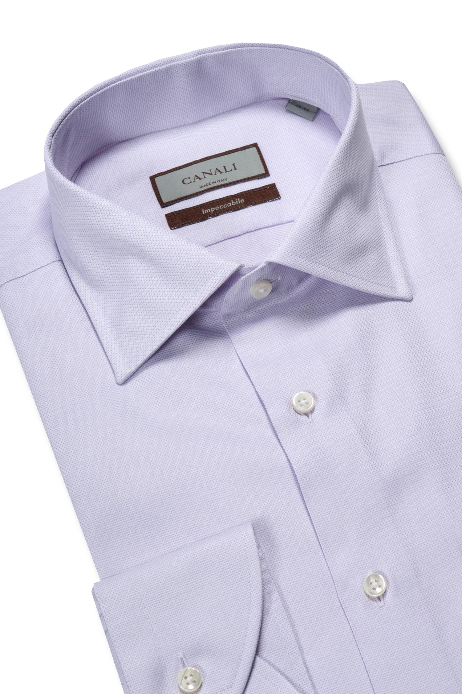 CANALI | Speckled Shirt | Light Purple