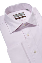 CANALI | French Cuff Speckled Shirt | Light Pink