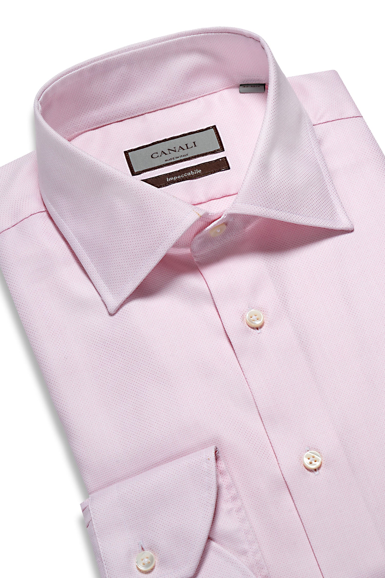 CANALI | Textured Shirt | Pink