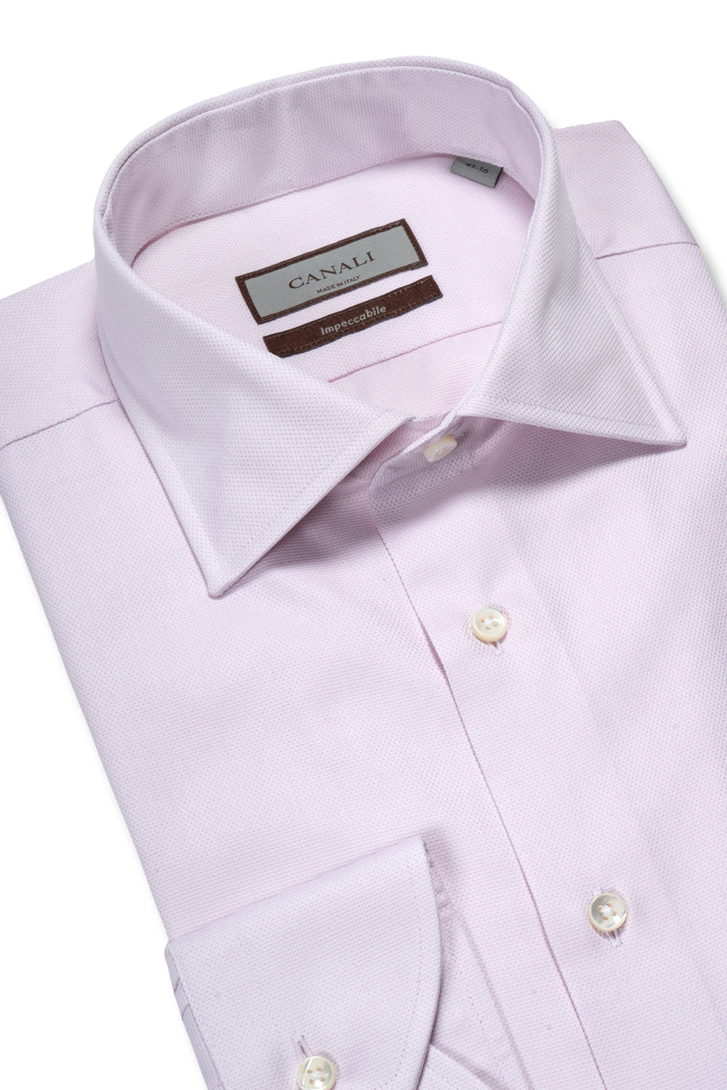 CANALI | Speckled Shirt | Light Pink