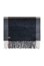 CANALI | Two-Colour Scarf | Blue