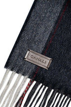 CANALI | Two-Colour Scarf | Blue