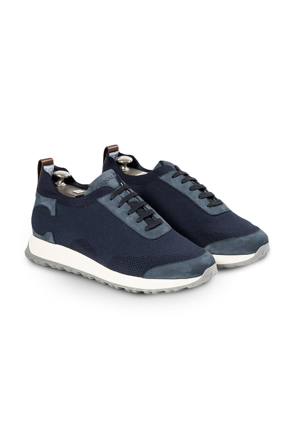 CANALI | Elasticated Suede Sneaker | Navy