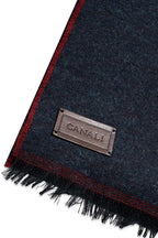 CANALI | Ombre Scarf | Red & Navy