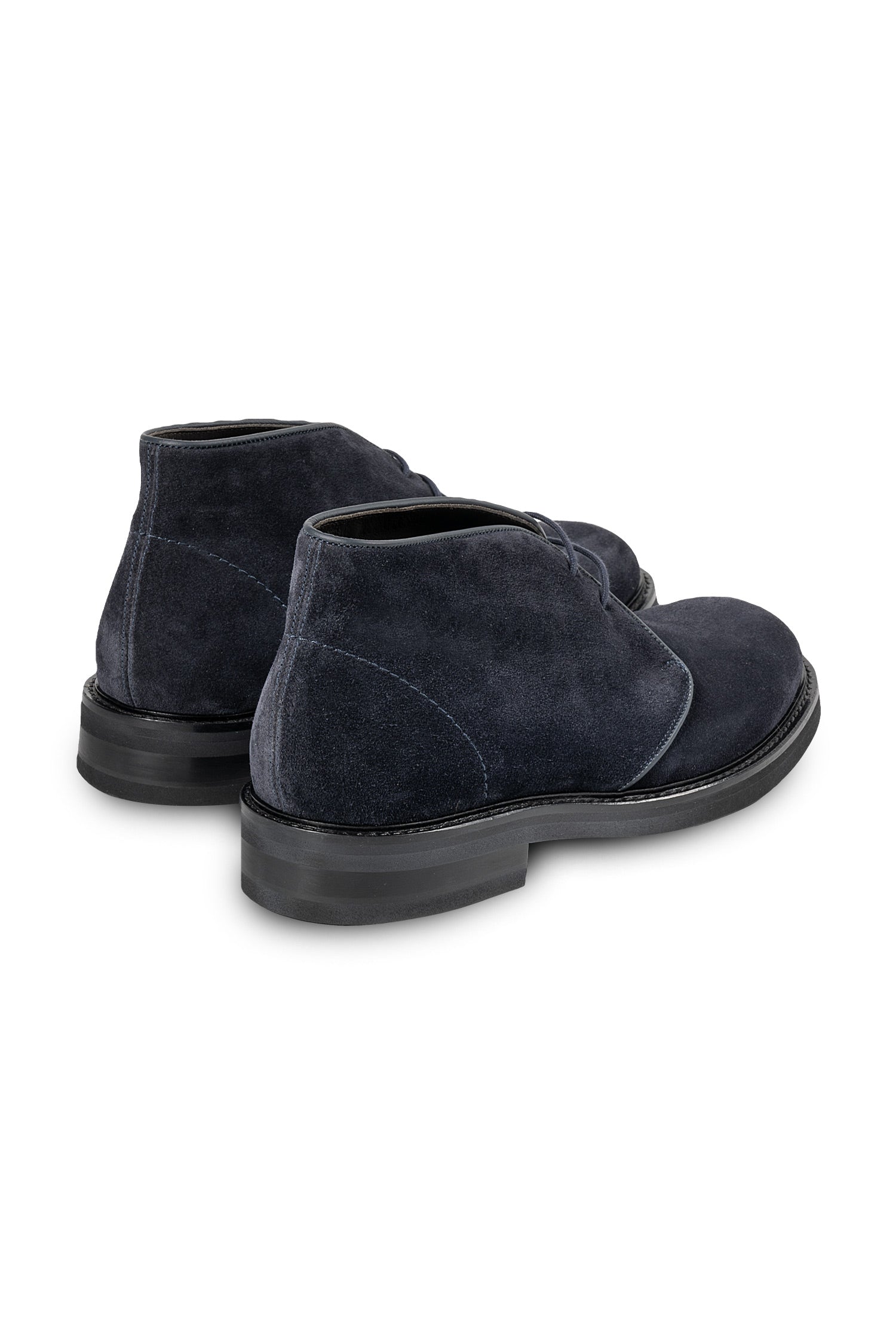 CANALI | Suede Boot With Rubber Sole | Navy