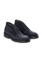 CANALI | Suede Boot With Rubber Sole | Navy