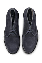 CANALI | Suede Boot With Rubber Sole | Navy