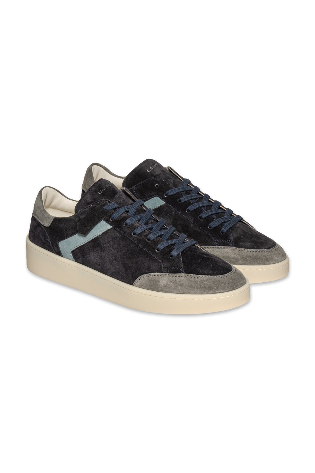 CANALI | Calfskin Sneaker | Dark Blue