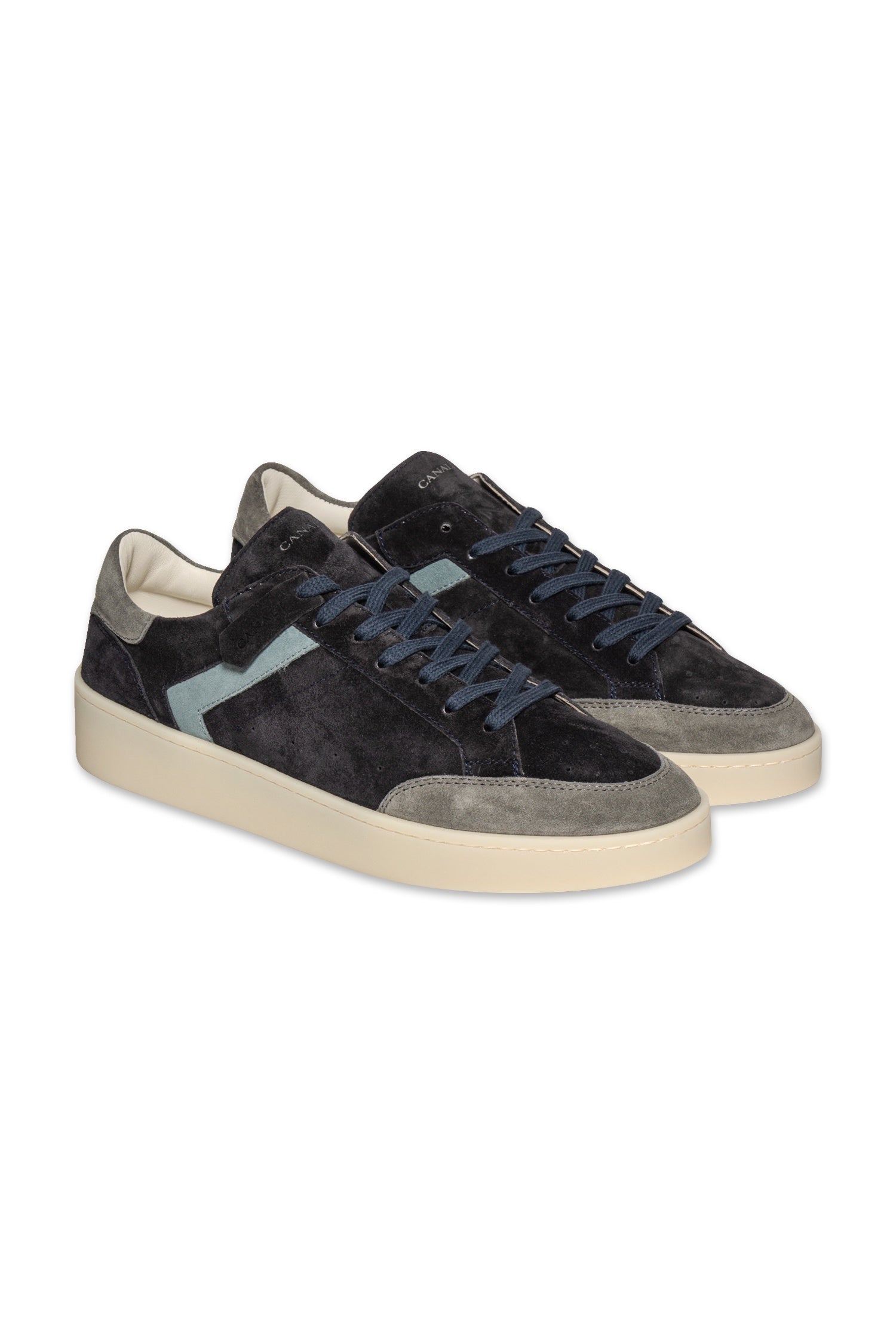 CANALI | Calfskin Sneaker | Dark Blue
